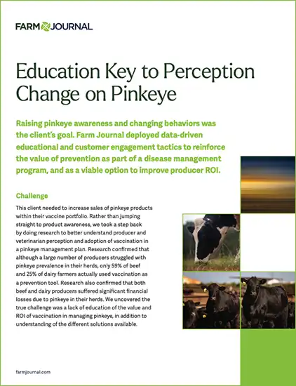 Education Key to Perception Change on Pinkeye